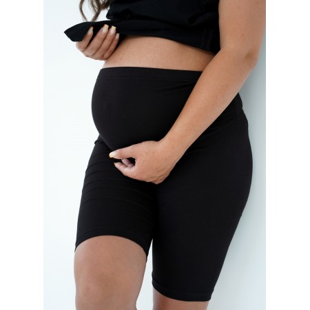 Велосипедки для вагітних на живіт Чорні